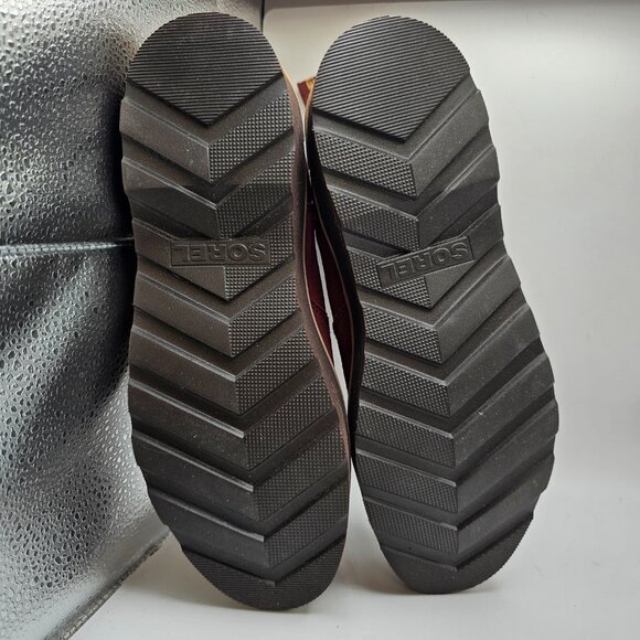 NIB Women's SOREL Hi-Line Chelsea Boots Spice/Blackened Brown Size 11 - Picture 5 of 8